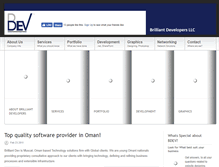 Tablet Screenshot of brilliantdev.com